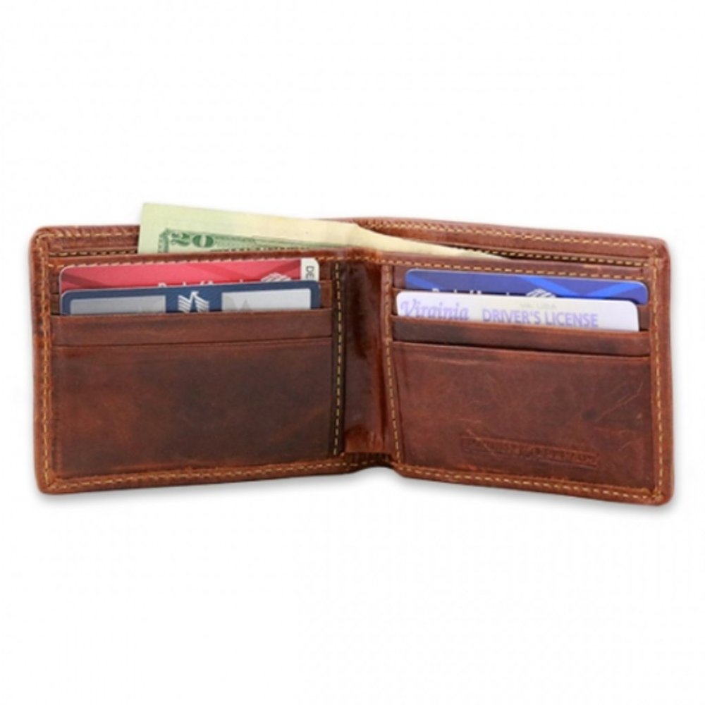 NEW SMATHERS & BRANSON Ole Miss (Dark Navy) Needlepoint Bi-Fold Wallet - Picture 2 of 6